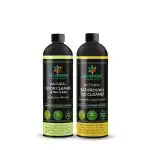 Beegreen Floor Cleaner Ultra and Bathroom & Tile Cleaner Combo, Plant Based Ingredients, No Chemicals, Eco Friendly Cleaning, Sulphates & SLS/SLES Free, Safe for Kids & Pets