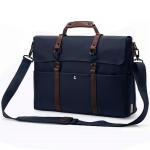 AirCase Signature Blue Nylon Unisex Laptop Messenger Bag for 13.3 to 15.6 inch Laptop (CS64-BLU)