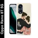 Gabroo Multicolor Silicon Grip Case Mobile Back Cover for Oppo Reno 8T 5G