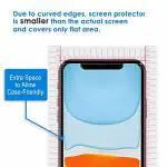 TECHSHIELD Anti Glare Transparent Tempered Glass Scratch Resistant Screen Guard Protector for iPhone 11 20 x 18 x 4 cm (Pack of 2)