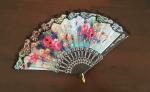 My Party Suppliers Black Wooden Chinese Decoration Fan