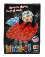 Globular Bingo Machine with 90 Number Balls and 48 Cards Lucky Play Game Machine Toys Party & Fun Games