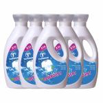 Taagror Easy Wash Liquid Detergent For Top Load And Front Load Washing Machine 1 Lt (Pack of 5)