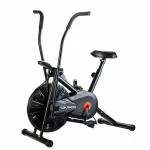 SPARNOD FITNESS SAB-06_R Upright Air Bike Exercise Cycle for Home Gym - Dual Action for Full Body Workout - Adjustable Resistance, Height Adjustable seat, Without Back Rest (DIY Installation)