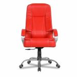 Roar Wood High Back Red Leatherette Office Executive Chair