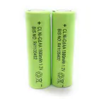 KP Original battery-1800mAh, Flat : Generic 2Pcs 1.2V 1800mAh AA Ni-CD Battery Shaver Rechargeable Batteries Flat Head for Solar Lights Garden Lamp