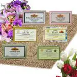 Herbal Khadi Natural Herbal aloevera Lemongrass soap, khadi natural Multani Mitti Neem tulsi handmade soap, Rose water herbal soaps for bath, herbal soap for skin whitening, herbal khadi aloevera soap pack of 6 (750 g)