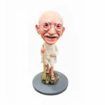 Awestuffs Mahatma Gandhi Car Decoration Bobblehead Action Figure