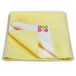 BeyBee Yellow Waterproof Baby Bed Protector 140 cm x 100 cm