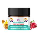 SPAWORLD Glutathione Face Cream with SPF 30 - Skin Brightening- Whiting & UVA/UVB- L Glutathione & Vitamin E, Pomegranate-50ml