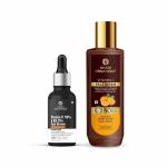Khadi Organique Vitamin C Face Serum & Vitamin C Face Wash For Deeply Clean Pores (Pack of 2) 130 ml