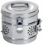 RKDENT Dental SURGICAL Stainless steel Dressing Autoclave Drum size: 9x9 Inch