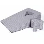 METRON Face Down Prone Pillow for After Eye Surgery |Helps in Retinal Detachment Muscular Hole & Vitrectomy Recovery |Ideal for Massage & Prone Sleeping Cushions