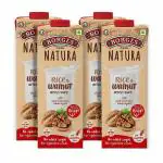 Borges Natura Rice & Walnut Milk, 100% Plant Based Milk Alternative, Gulten Free, Lactose Free & Dairy Free, No Added Sugar, No Added Preservatives - 1 Litre (Pack of 4)