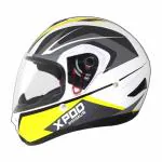 TVS Racing XPOD Primus Single Visor Helmet - Yellow -M