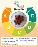 Vedira Dhoop Cups 40 Pieces of Herbal Cup Sambrani (10 Piece x 4 Box) for Divine Intervention Fully Natural and Pure