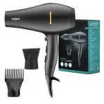 VGR V-433 Professional Hair Dryer with 2 Speed & 3 Temperature mode (Ac Motor 2200 Watt, Black)