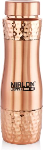 Tatva Copper Water Bottle Ayurveda Inspired 950 ml Bottle (Pack of 1, Copper)