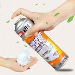 NEPROENT Kitchen Cleaner Spray Oil & Grease Stain Remover Stove Chimney Cleaner Foam Spray Degreaser Spray Non Toxic for grill window kitchen stove exhaust fan (2 pcs)