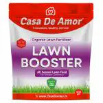Casa De Amor Organic Lawn Booster, 100% Organic Lawn Fertilizer, for Lush Green Lawn Grass, 900 gm