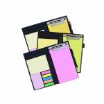 COI Memo Neon/Pink and Yellow Note Pad Organiser/Memo Notebook