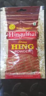 HINGUBHAI Strong Hing Powder (100g) | Strong Asafoetida (Hing) for Cooking | 100% Pure and Organic Food Spice | Indian Flavor for Food | Strong Hingubhai Hing ( Pack of 1 )(100 Gram)