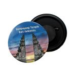 Dhcrafts Multicolor Metal Indonesia Lempuyang Temple Bali Printed Fridge Magnet, 5.8 Cm