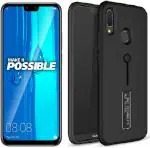 CarryWrap Back Cover for HUAWEI Y9 2019 (Black, Dual Protection)