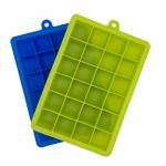 VOLUSE Blue, Green Silicone Ice Cube Tray (Pack of2)
