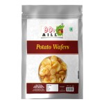 90's MILL Farali Special Namkeen | Salted Potato Chips | Aloo Simple Chips | Salted Potato Wafers Aloo ki Wafers Deeply Fried in Healthy Groundnut Oil With Goodness Of Pink Salt-350g*1Pack