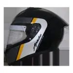 TVS Racing Apache themed Full face Helmet Yellow & White L