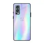 Qrioh Holographic Pattern Glass case for OnePlus Nord 2 5G