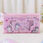 Kalra Magic Stationary Kit for Girls Stationary Items for Girls Pencil Box Wallet Eraser and Sharpener Return Gift for Girls and Boys School Kit for Girls Stationery Set Return Gifts (Green)