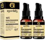 Ayurdaily Niacinamide 10 Percent Face Serum With Vitamin C And E Hyaluronic Acid, 60 Ml (Pack Of 2)