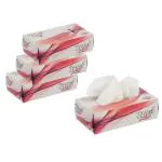 Mist Ultra Soft White 2 Ply Facial Tissue Paper Napkin 100 Pulls each box (Pack of 4) - Pink