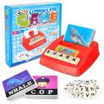 PATPAT Spelling Games for Kids,Brain Games with Flash Cards Matching Letter Game Educational Toys Sight Words Memory STEM Toys for Toddlers , ABC Learning & Spelling Game for Kids Age 38 Year Old