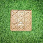 Parv Art Gallery DIY Tic Tac Toe Board: Eco-Wood, Travel-Friendly & Brain-Boosting