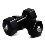 Kakss Cast Iron Vinyl Coated Dumbbells(10*2=20Kg)