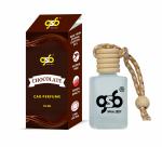 GSB Chocolate Hanging Car Air Freshener | Long Lasting Car Perfume In Glass Bottle With Wooden Diffuser Lid | 10 Ml
