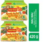 Buy Wai Wai Ready to Eat Veg Masala Noodles, 420g (Pack of 2) + multi ...