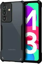 XOVO Back Cover for Samsung Galaxy M13 4G, Samsung M13 4G (Transparent, Dual Protection, Pack of 1)