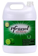 Dishwash Liquid Gel(Lime 5L) Remove grease, oil &odor. Leaves no Residue. Powerful
