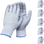 TruVeli Nylon Safety Hand Gloves | Anti Cut | Cut Resistant | Industrial | Domestic Hand Gloves | Pack Of 5 Nylon Safety Gloves (Pack Of 10)