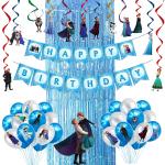 Party Propz Foil Frozen Theme Princess Elsa Birthday Party Decorations With Foil Balloons