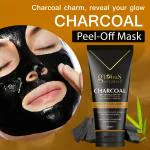 Globus Naturals Activated Charcoal Peel Mask For Women |Tan Removal, Detoxifying, Deep Cleansing 100g