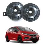 Oshotto FK-L90 electromagnetic 12V Disc Horn For Honda Jazz (Set of 2, Black)
