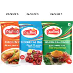 Darling Masala Combo Offer: Chicken Masala 250 g(Pack of 5,Each 50g) Chicken 65 masala 250g (Pack of 5,Each 50g) and Kulambu Chilli powder 250g (Pack of 5,Each 50g)