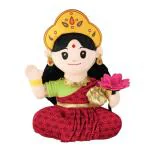 Aurbo Mantra Chanting Baby Lakshmi | Cute Musical Plush Toy | Gift for Boys, Girls, Infants, Toddlers, Babies - Kids Educational Learning (Medium, 12 Inches)