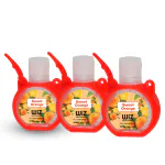 WiZ Sweet Orange Hand Sanitizer Kill Germs Instantly Bag Tag - 30 ml (Pack of 3)