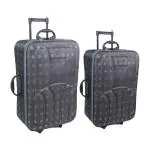 Sitara Bags Suitcase Polyester Luggage Three Wheel Combo Trolley Bag (Pack of 2) (Grey)